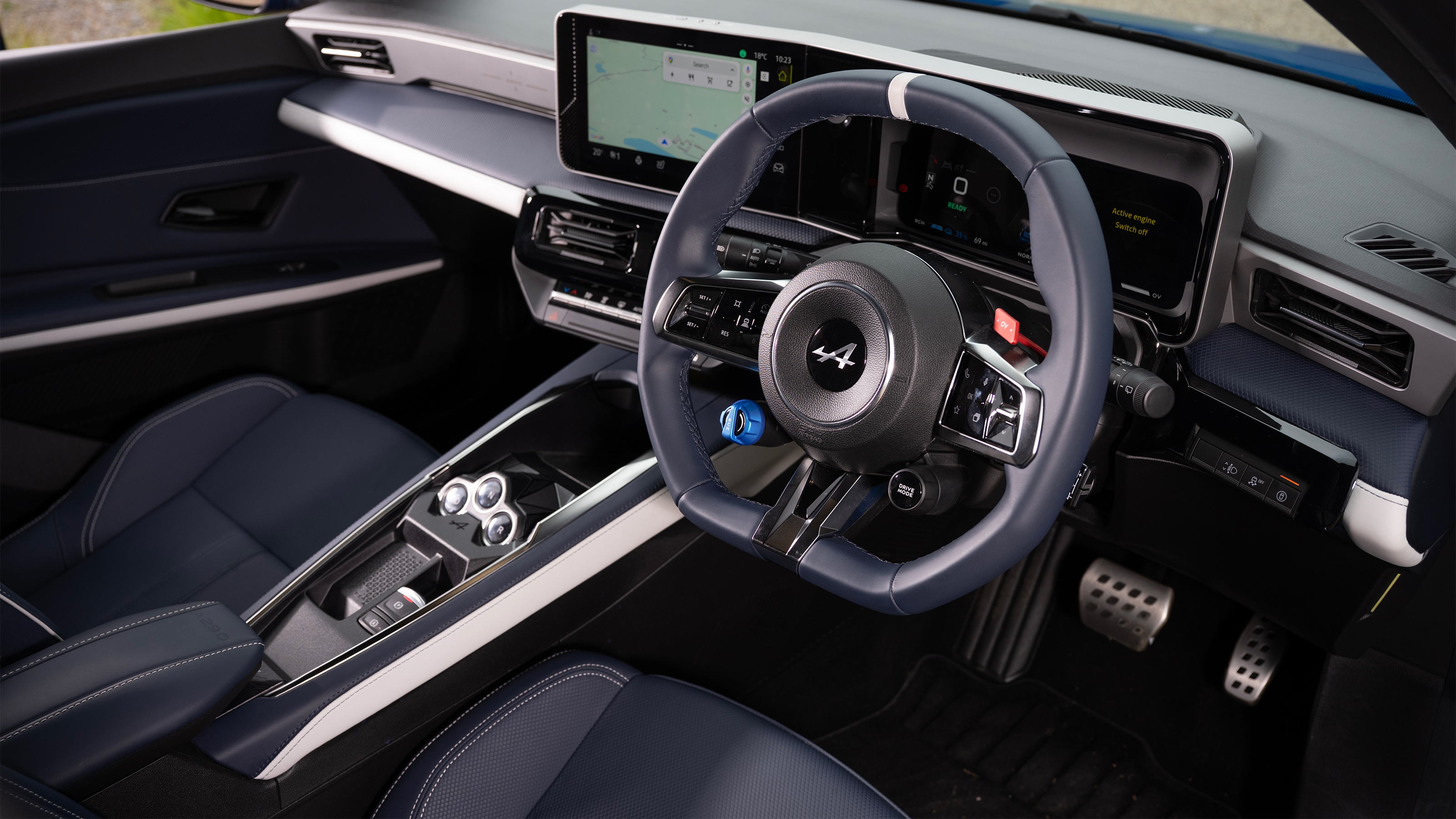 Alpine A290 UK - dashboard