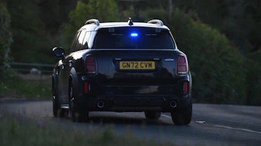Police MINI Countryman - rear cornering