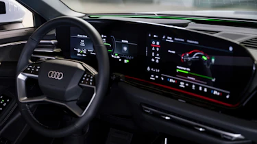 Audi A5 e-hybrid quattro steering wheel