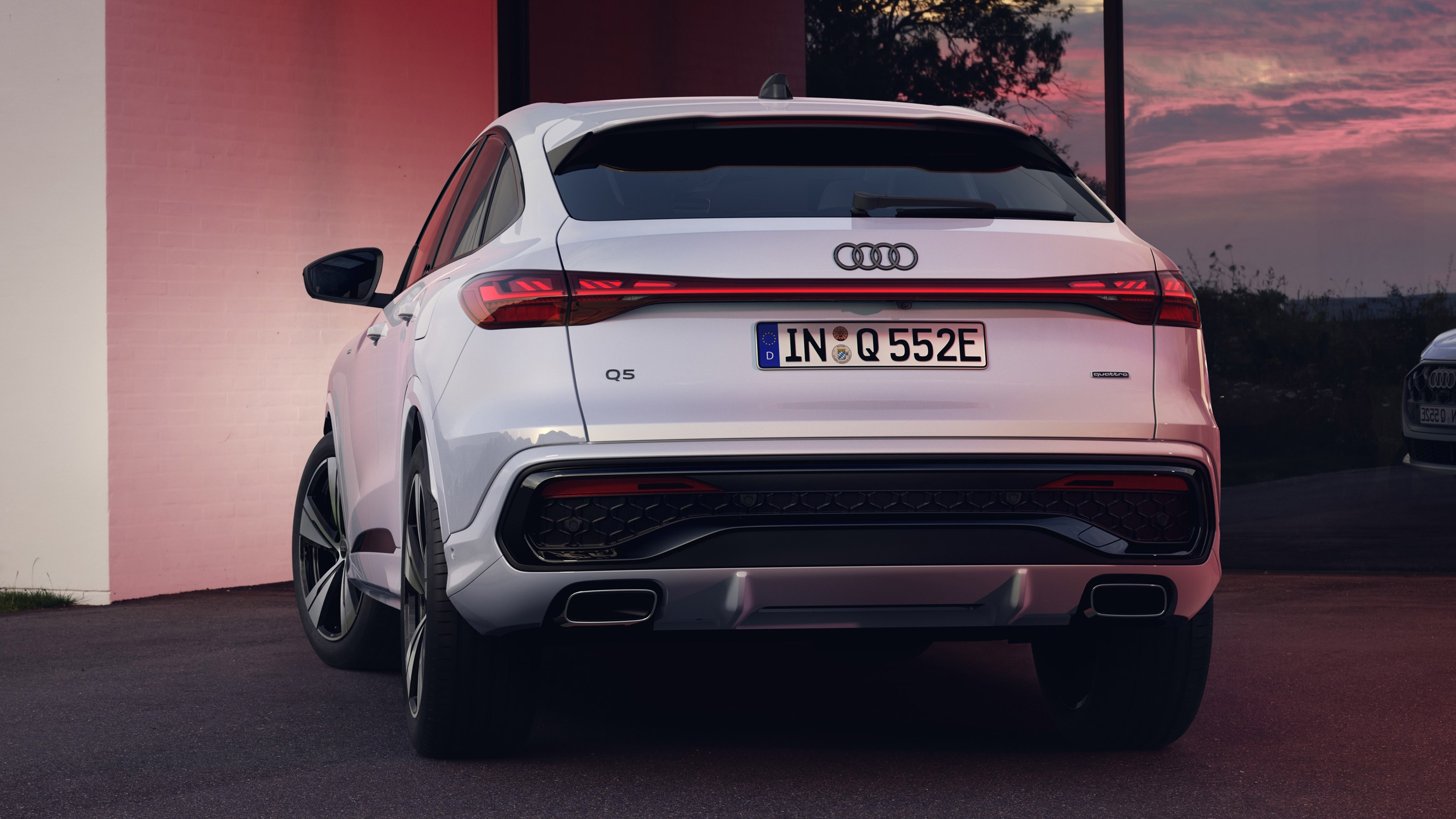 Audi Q5 e-hybrid - rear static