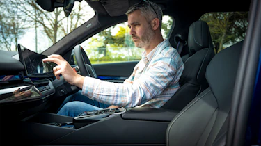 BMW 530e Touring LT test - BMW M5 interior