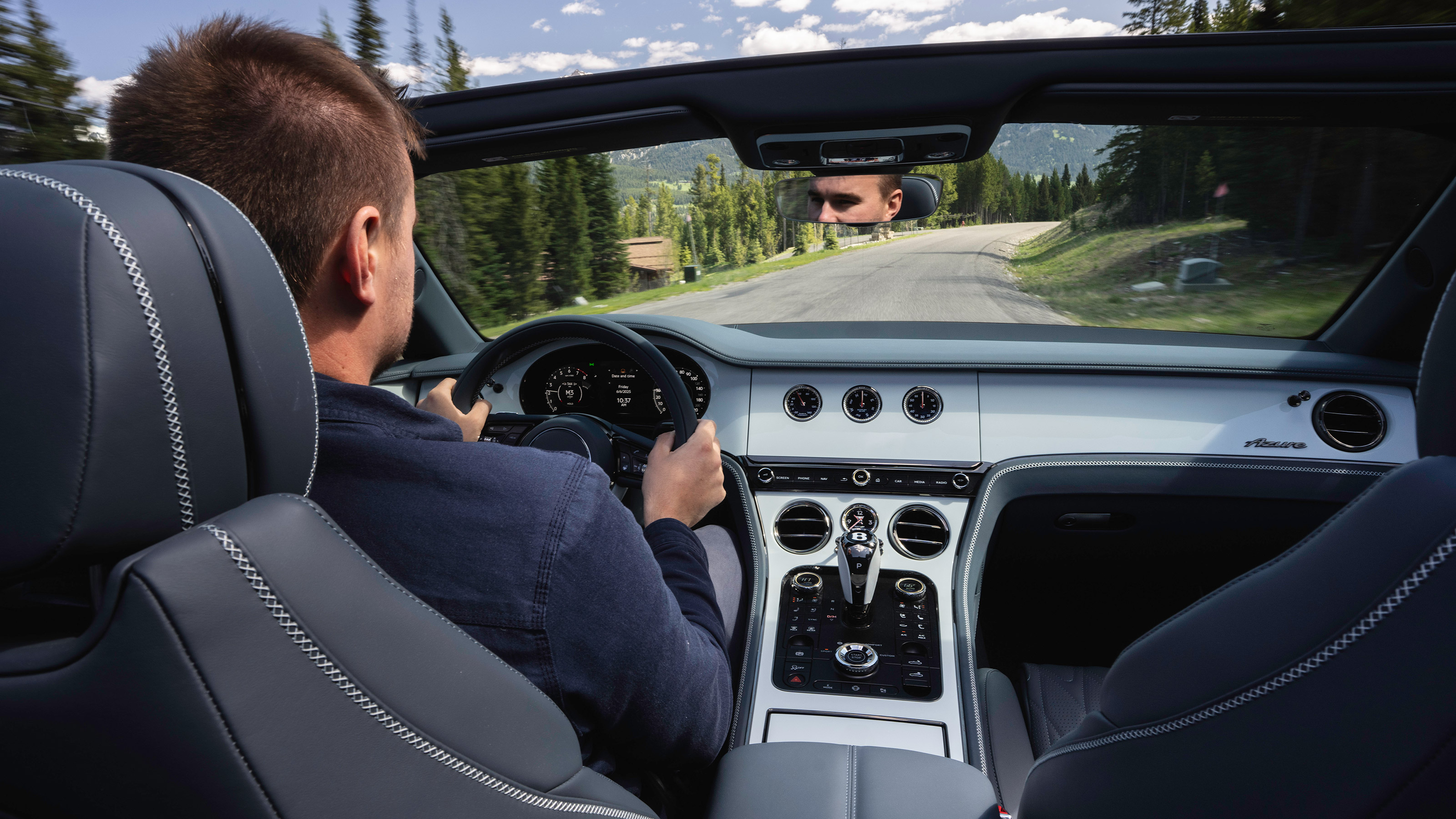 Bentley Continental GTC Azure - driving