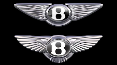 Bentley logo - before and after