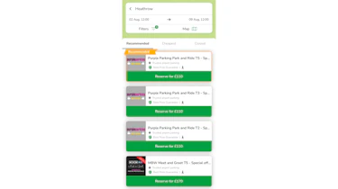 Best online airport parking sites - Just Park