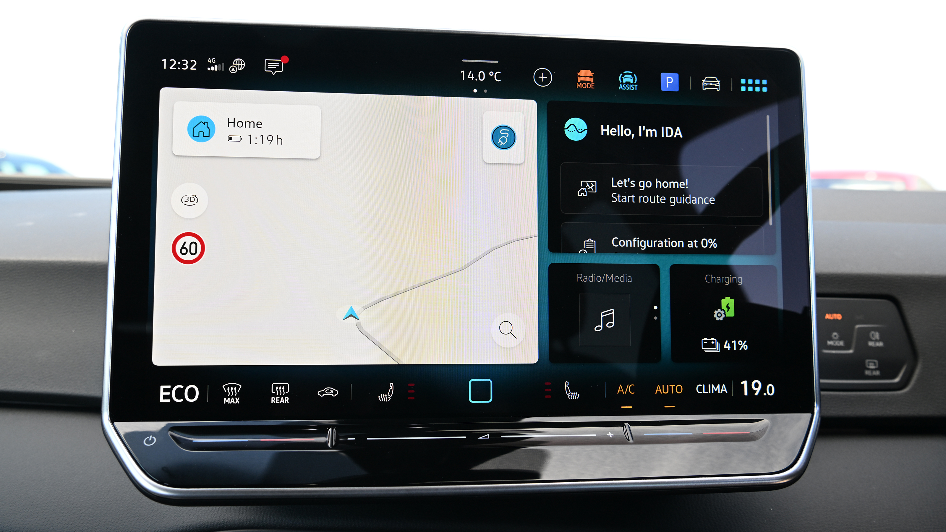 Volkswagen ID.3 - infotainment screen 