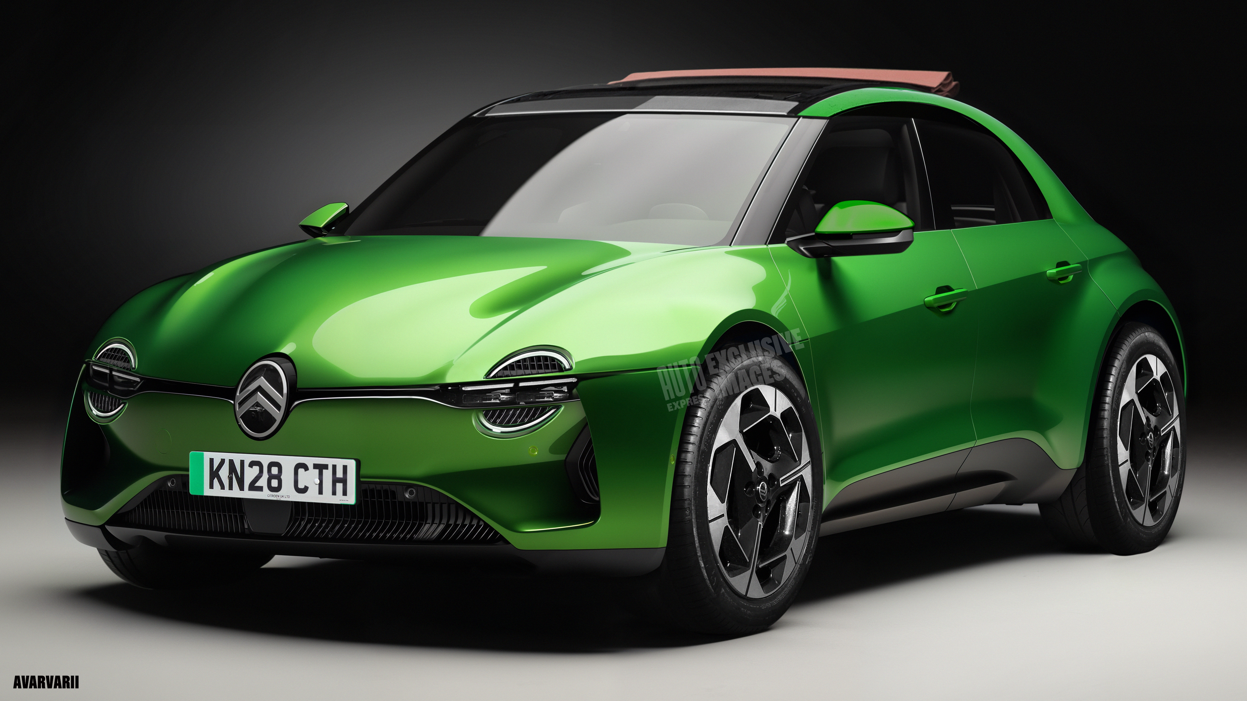 Citroen 2CV Modern render