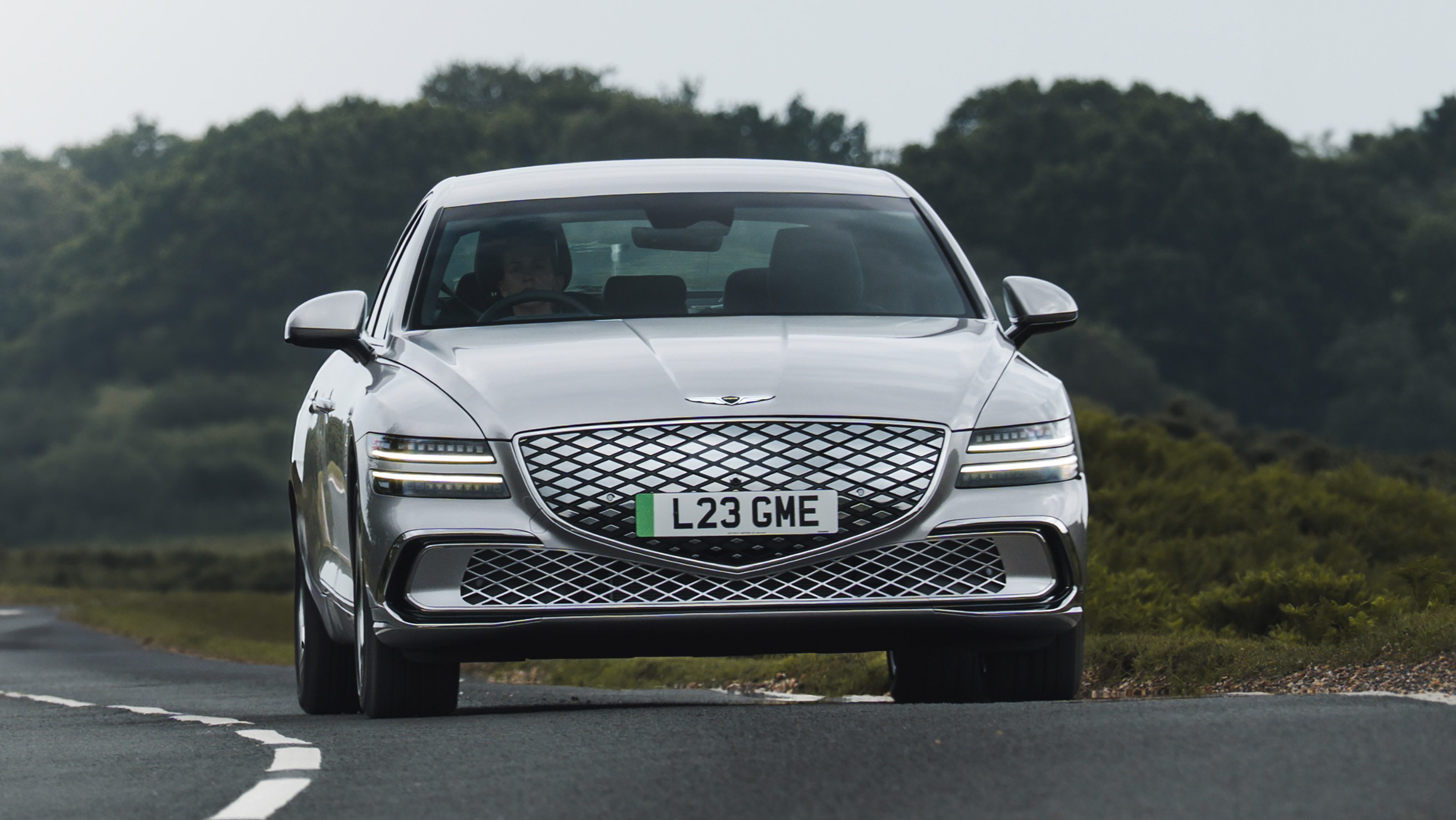Genesis Electrified G80 - front cornering