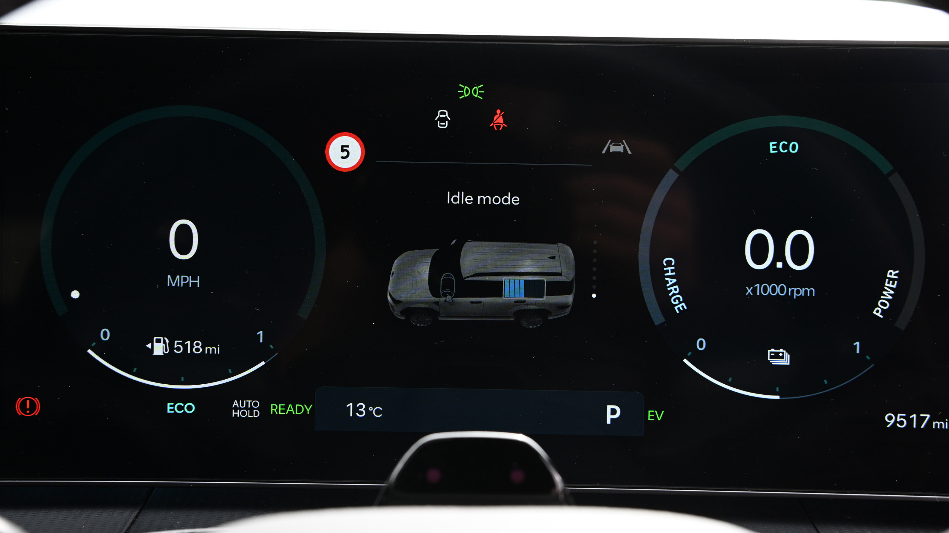 Hyundai Santa Fe - digital drivers display 
