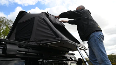 Ineos Grenadier Trialmaster long-term - building roof tent