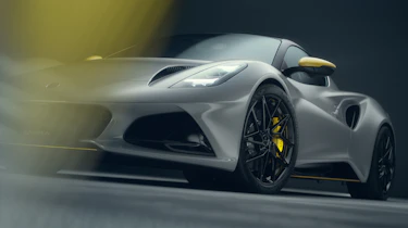 Lotus Emira Turbo SE - grey front angled