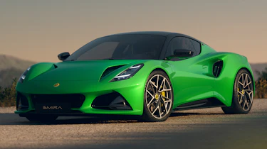 Lotus Emira V6 SE - Eos Green front 3/4