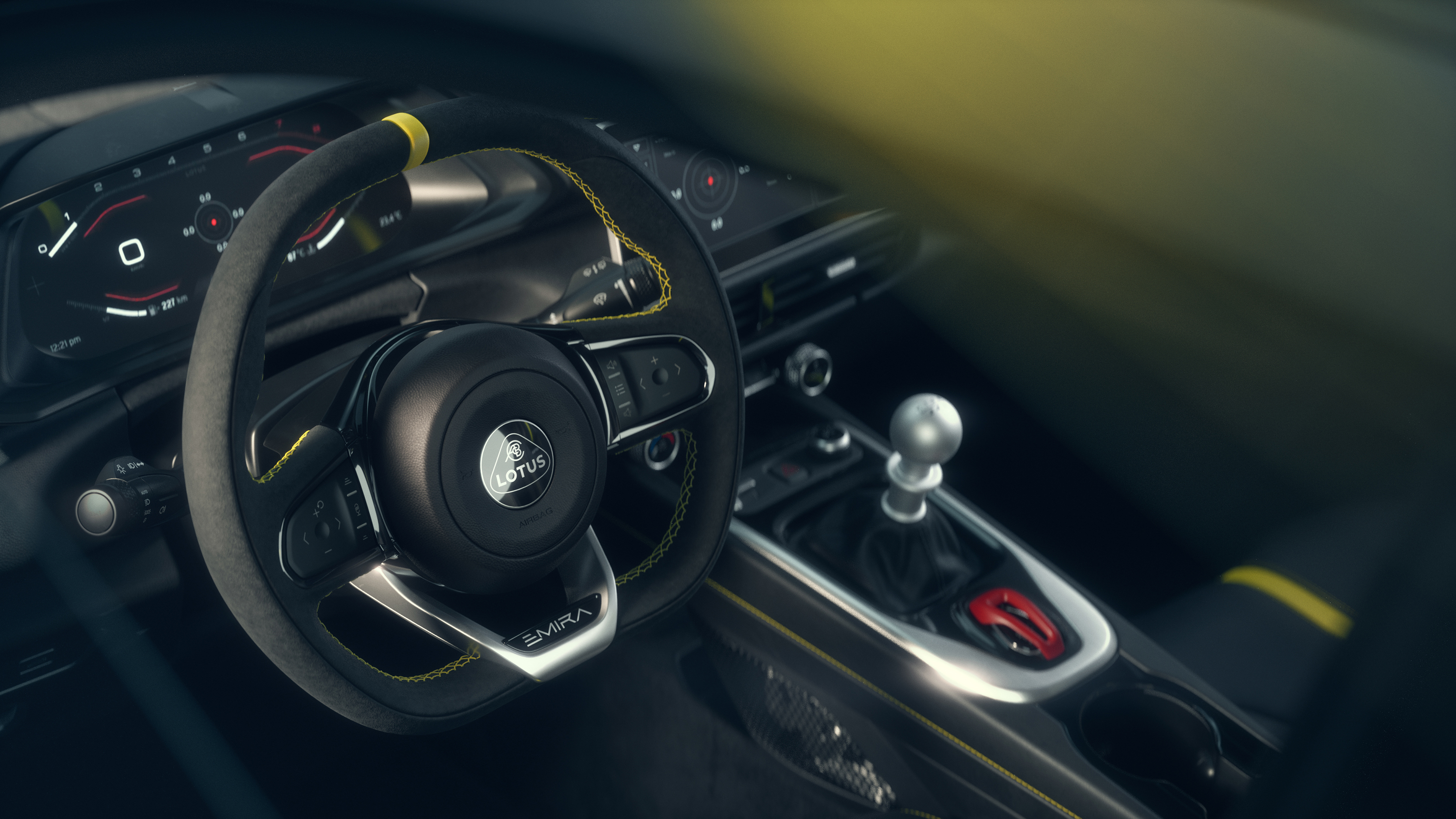 Lotus Emira V6 SE - steering wheel