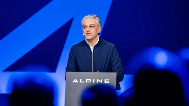 Luca de Meo talking about the Alpine A390