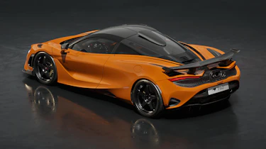 McLaren 750S Le Mans (orange) - rear 3/4