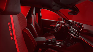 Peugeot E-208 GTi - front seats
