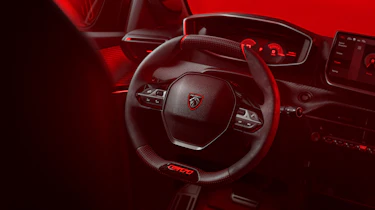 Peugeot E-208 GTi - steering wheel