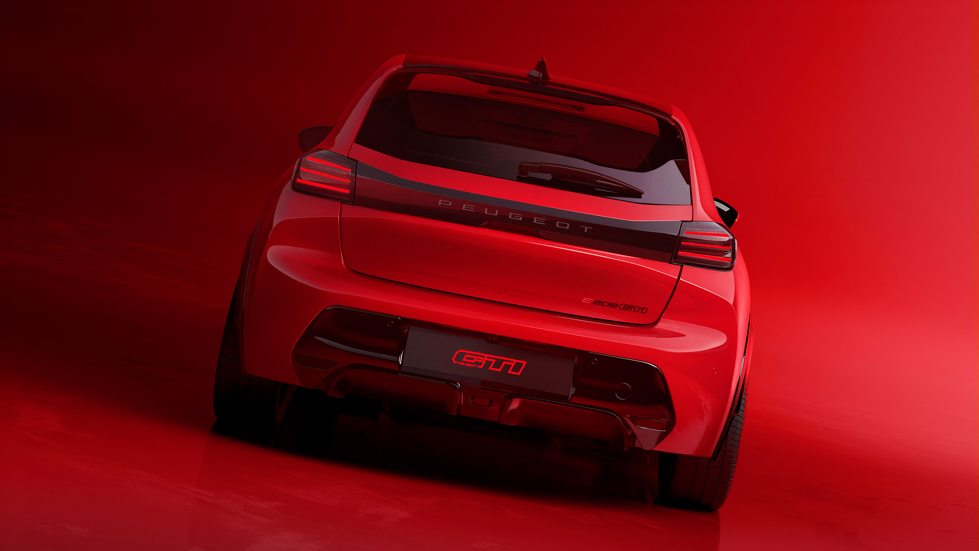 Peugeot E-208 GTi - rear static