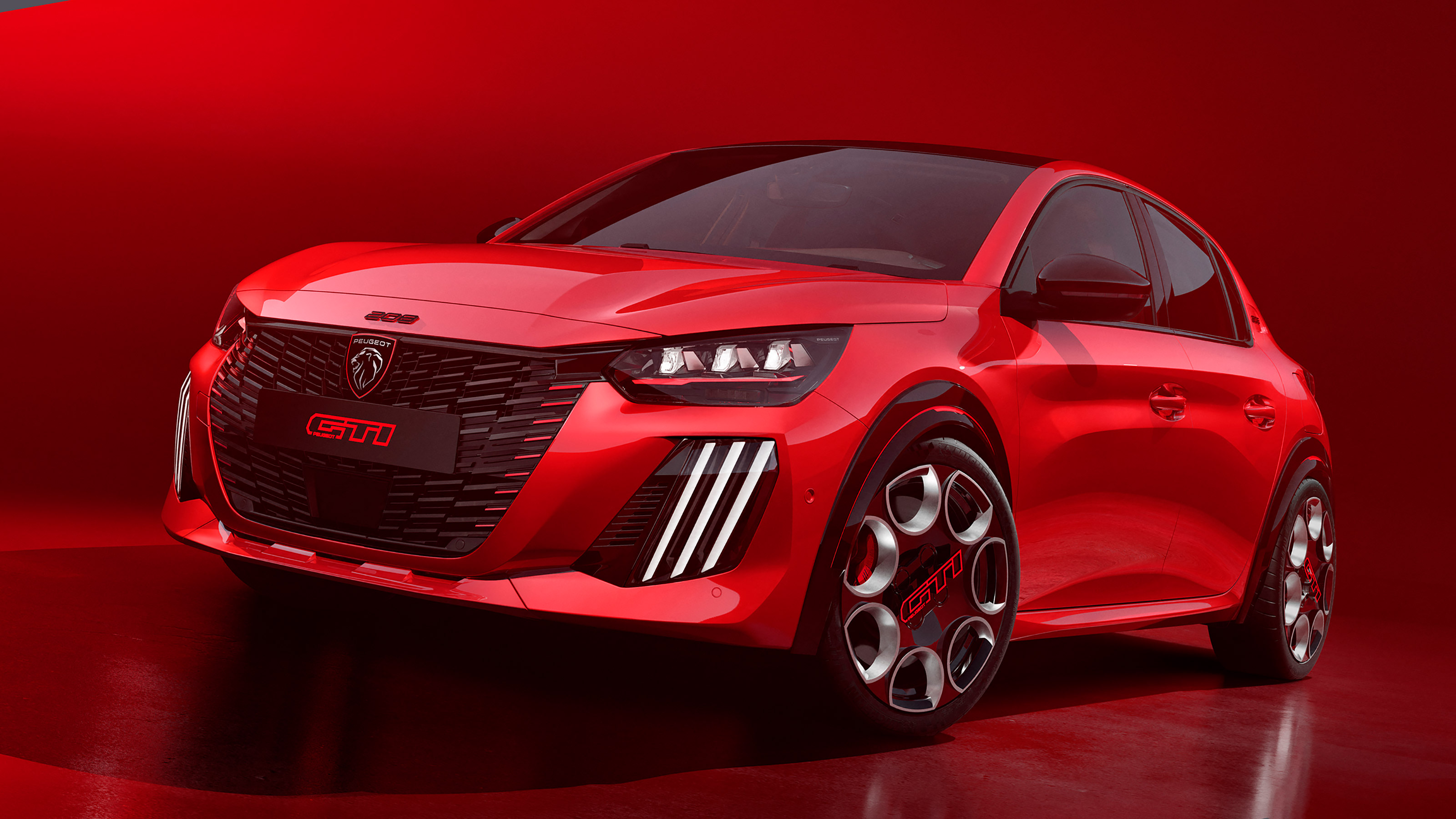 Peugeot E-208 GTi - front