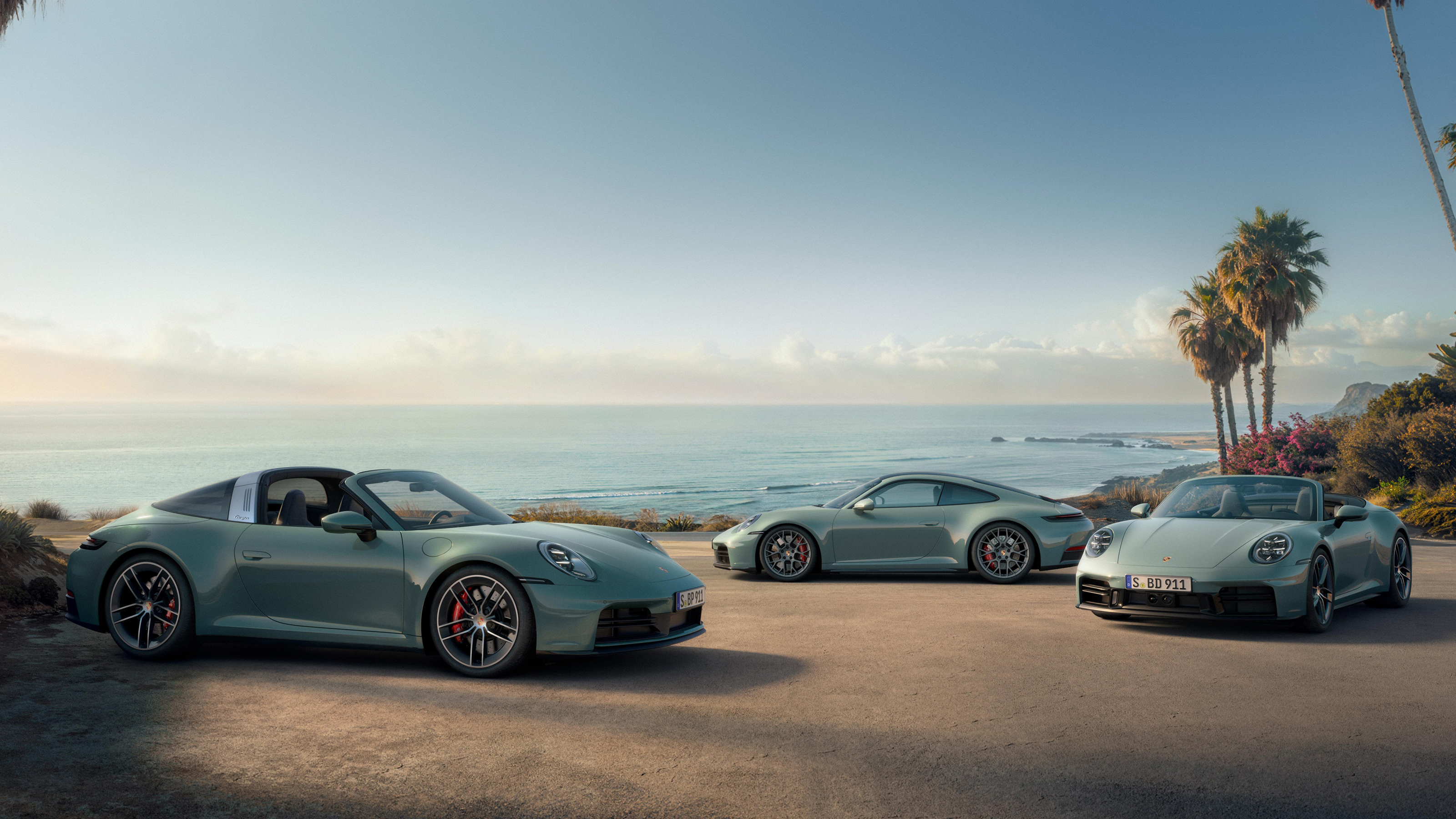 Porsche 911 Carrera 4S line up, static 