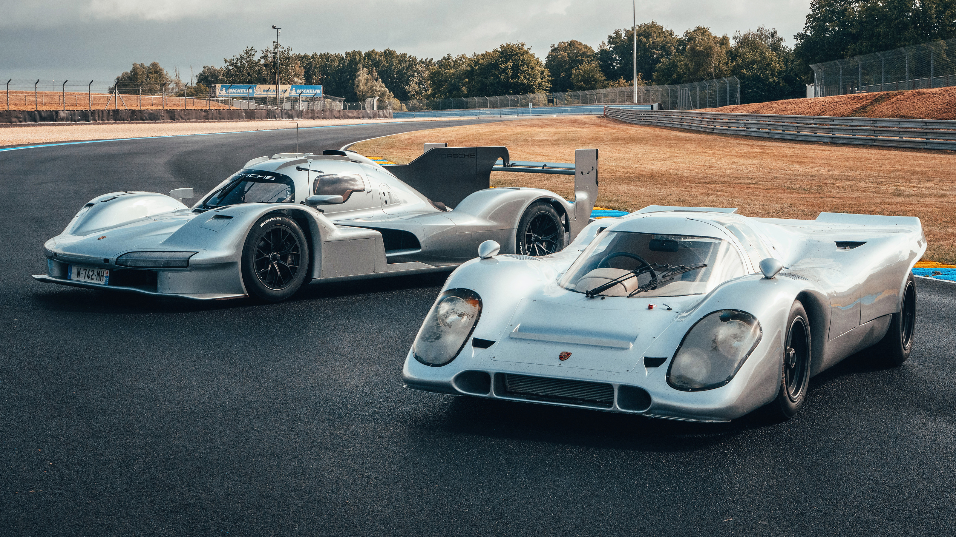 Porsche 963 RSP and 917 - static front angled