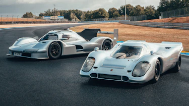 Porsche 963 RSP and 917 - static front angled