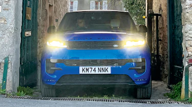 Range Rover Sport P550e Autobiography long-term - front end lights on