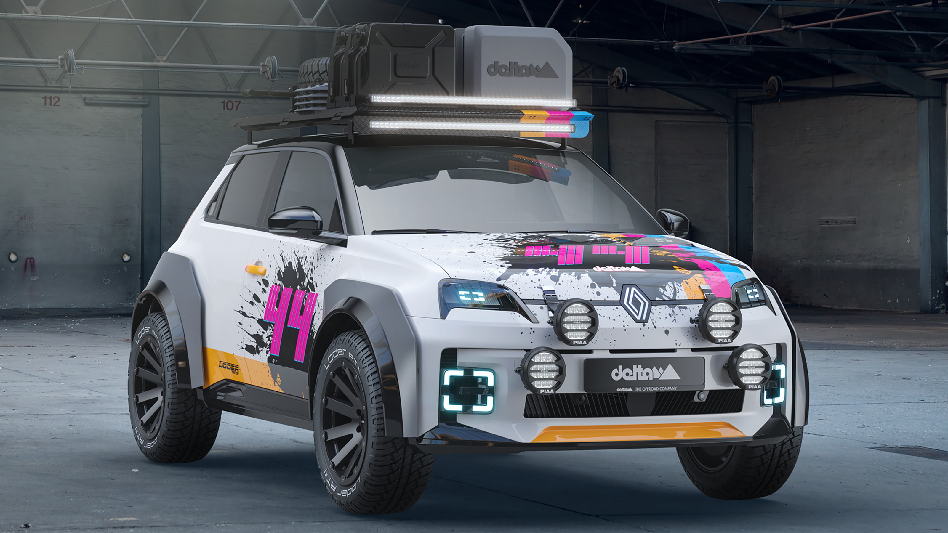 Renualt 5 4x4 concept by Delta4x4 - front 3/4