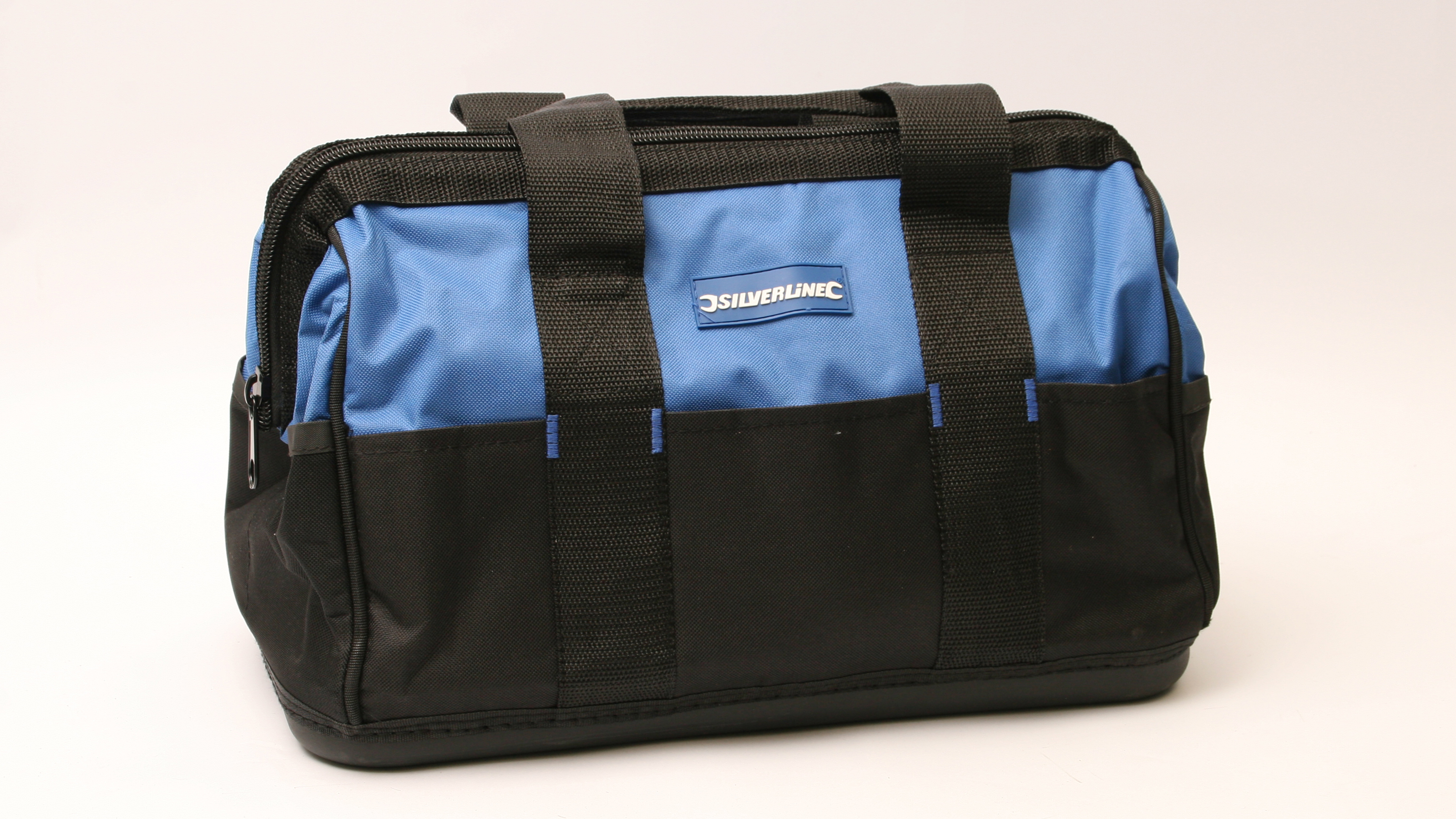 Best toolbags - Silverline Tool Bag Hard Base Wide Mouth 268974