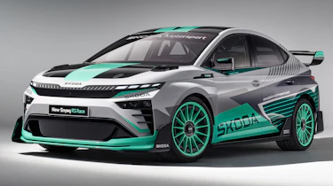 Skoda Enyaq RS Race concept - front 3/4