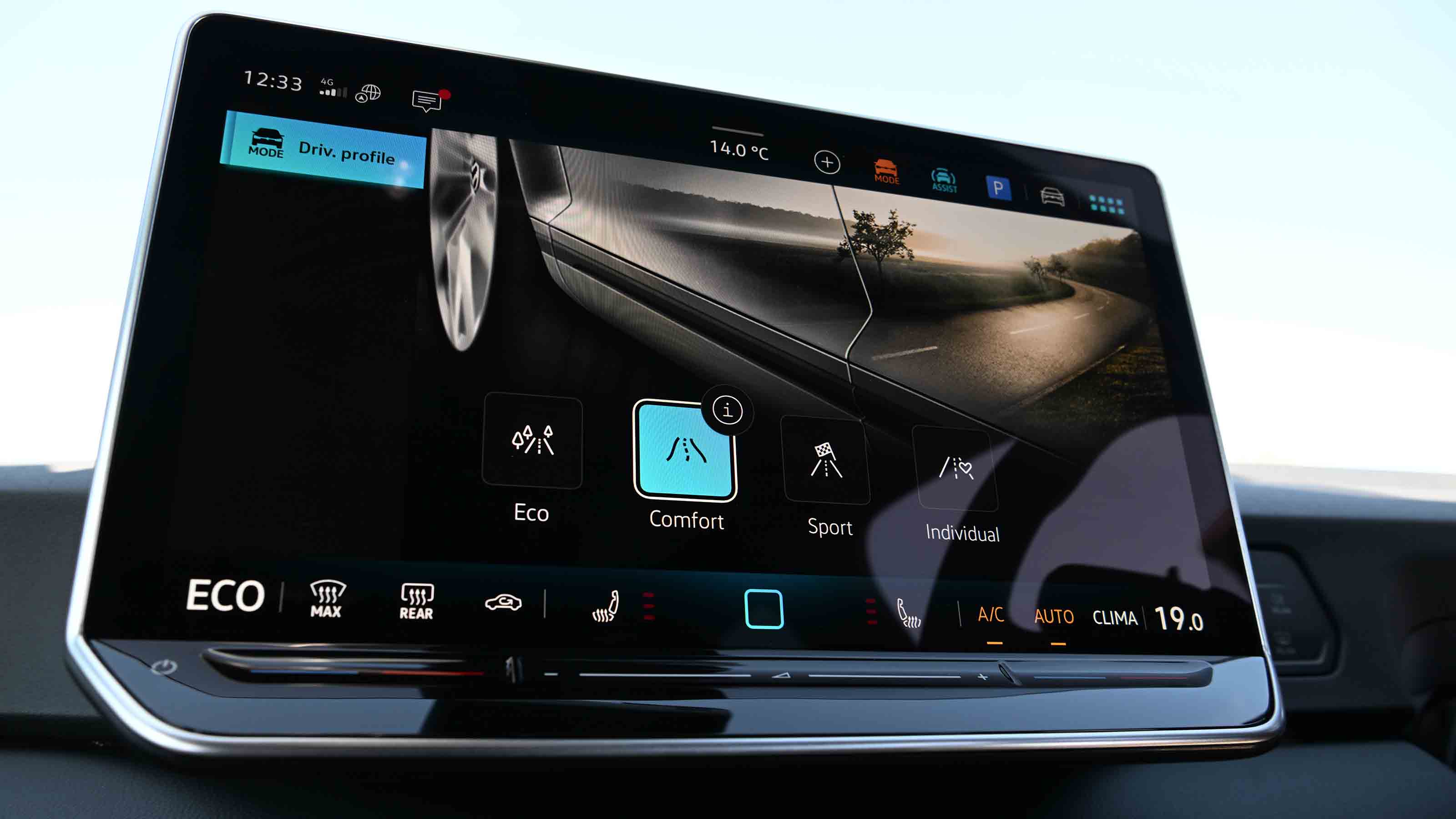 Volkswagen ID.3 - drive mode screen