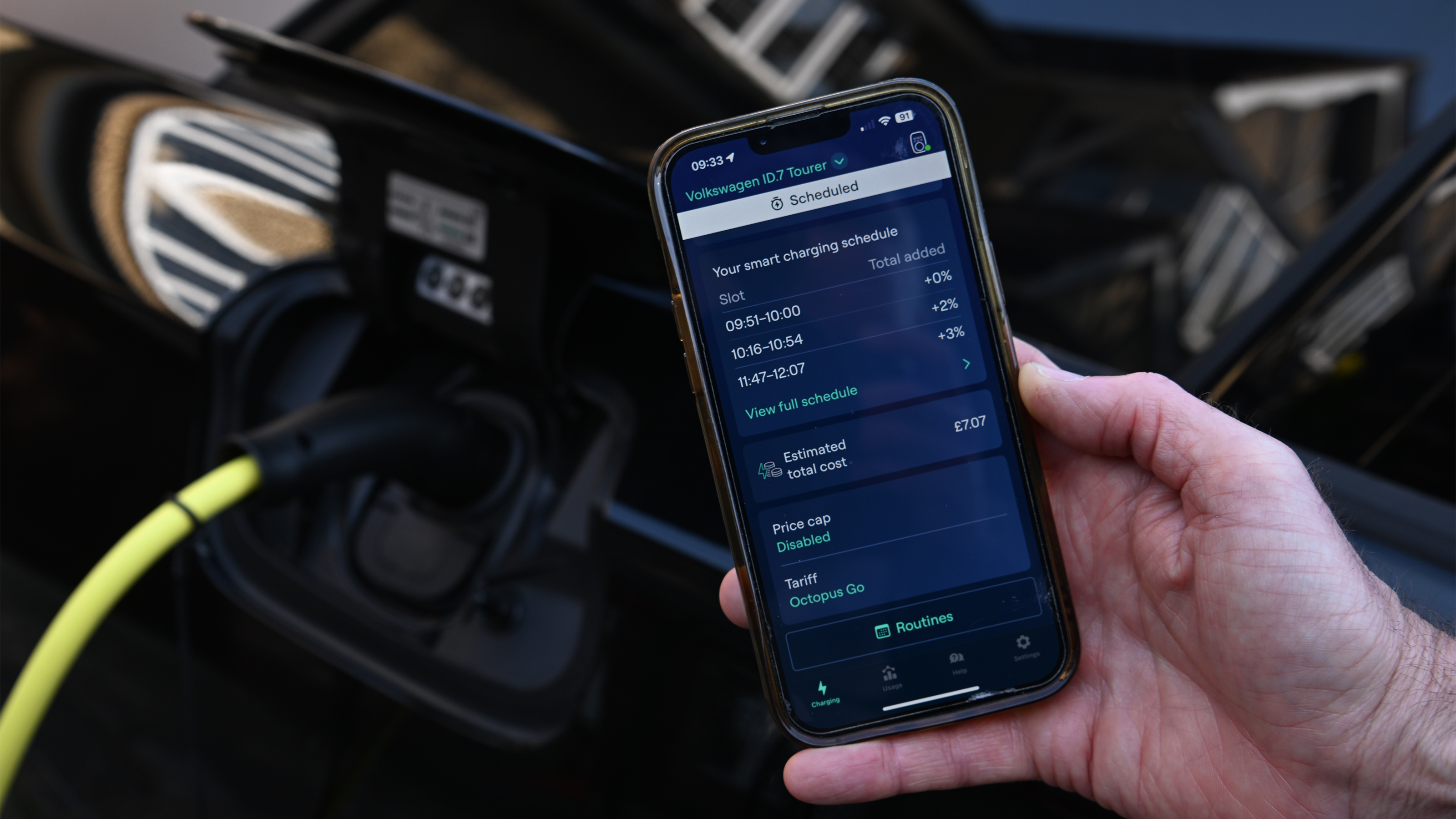 Volkswagen ID.7 Tourer long-termer - charging app