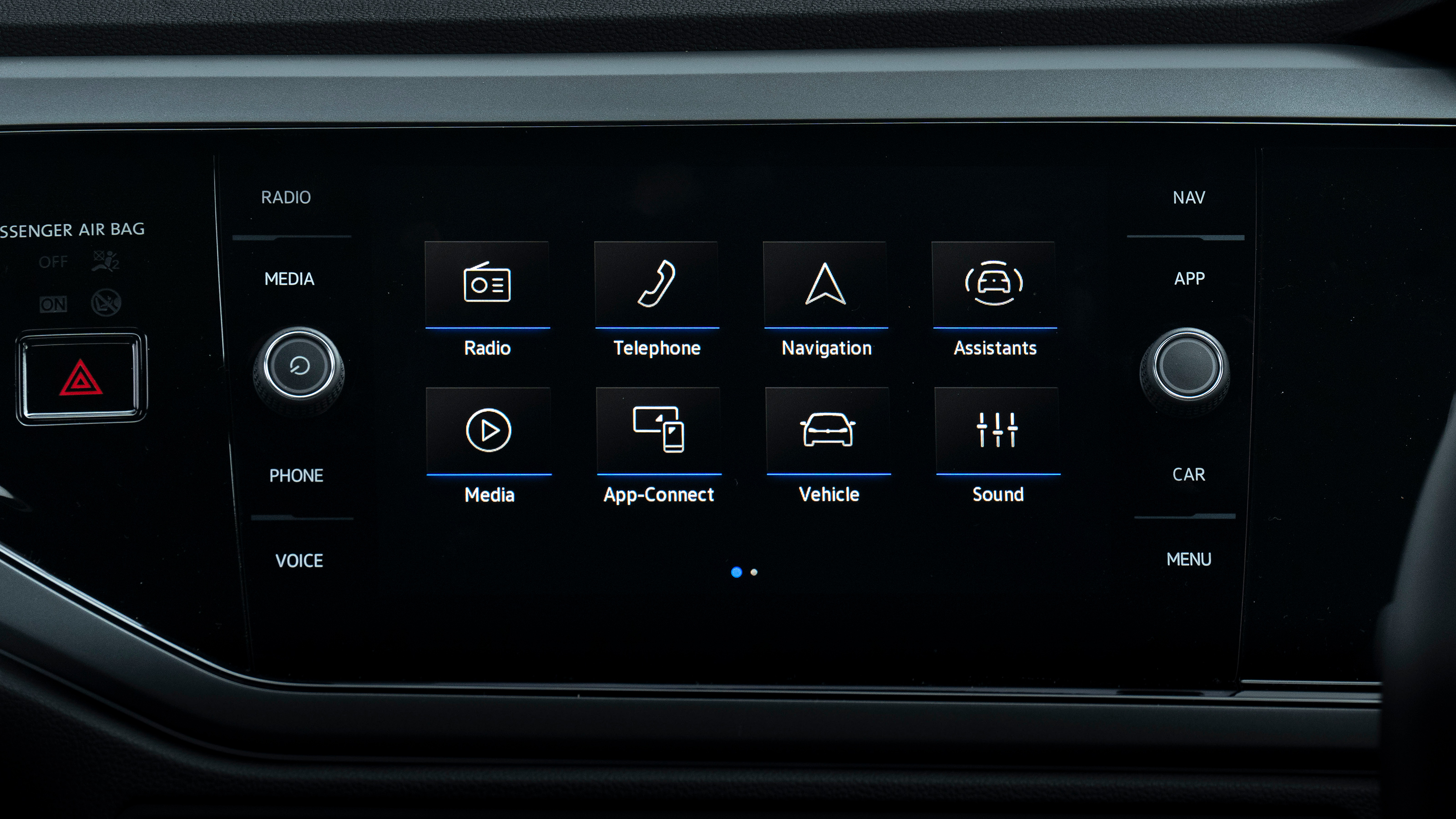 Volkswagen Polo - infotainment screen