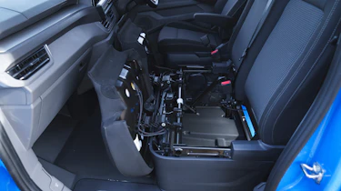 Volkswagen Transporter - under-seat storage