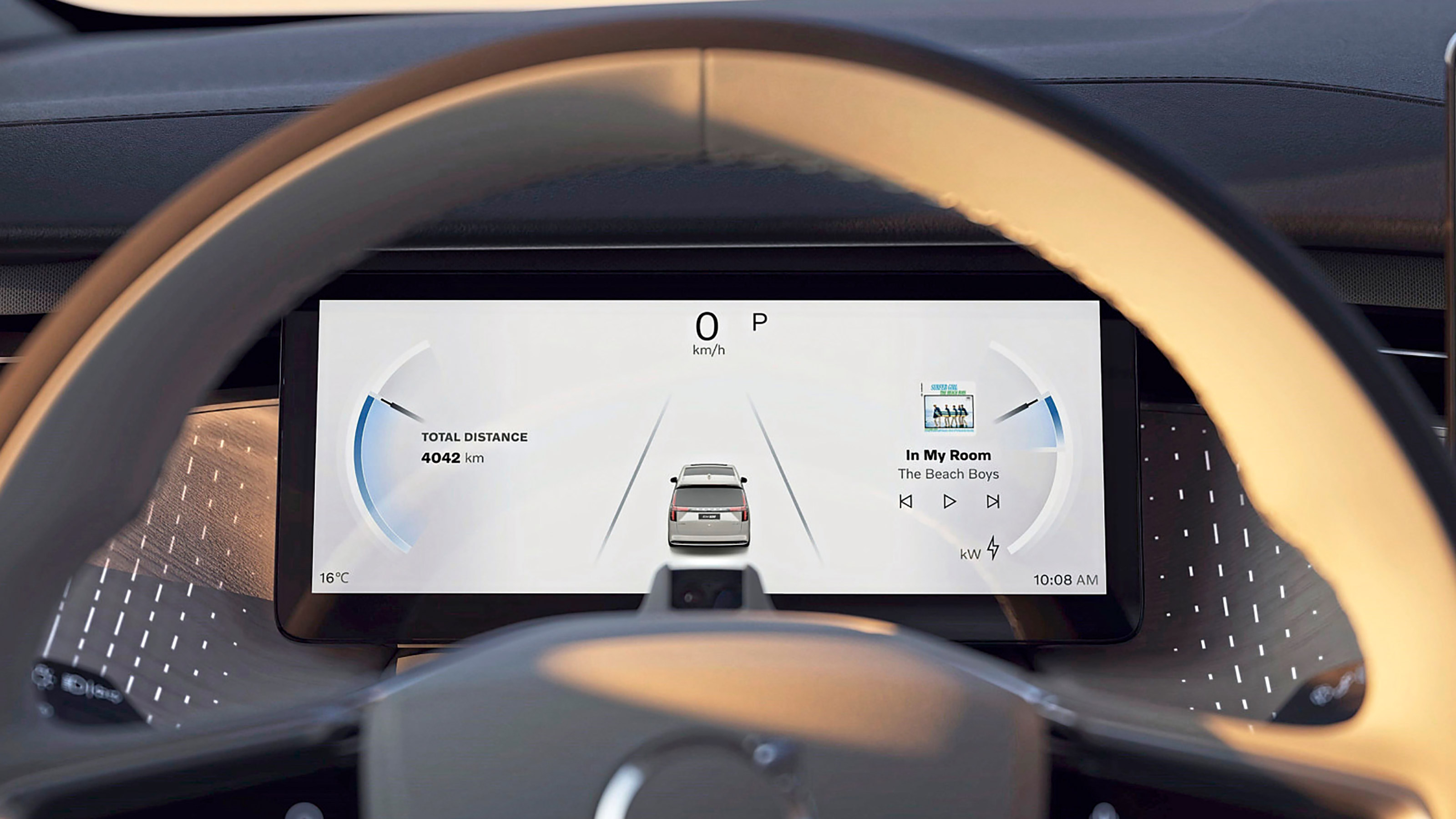 Volvo EM90 - dials