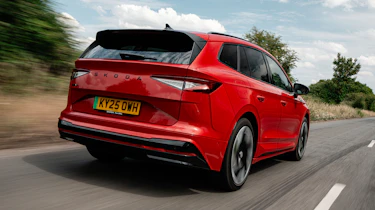 Skoda Enyaq vRS - rear tracking