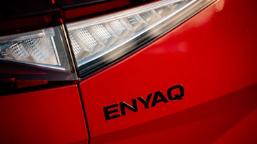 Skoda Enyaq vRS - tailgate badge