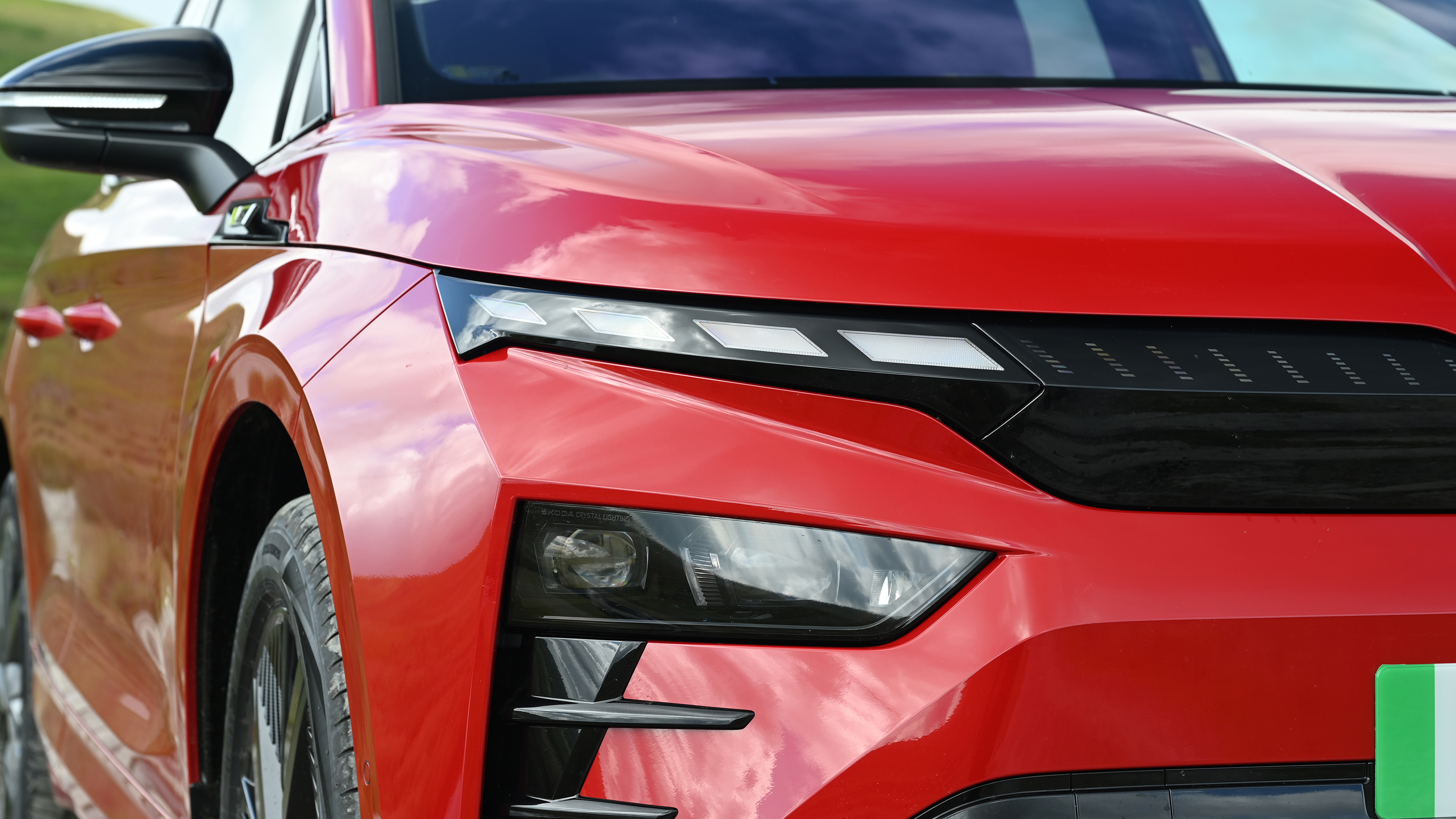 Skoda Enyaq vRS - headlight