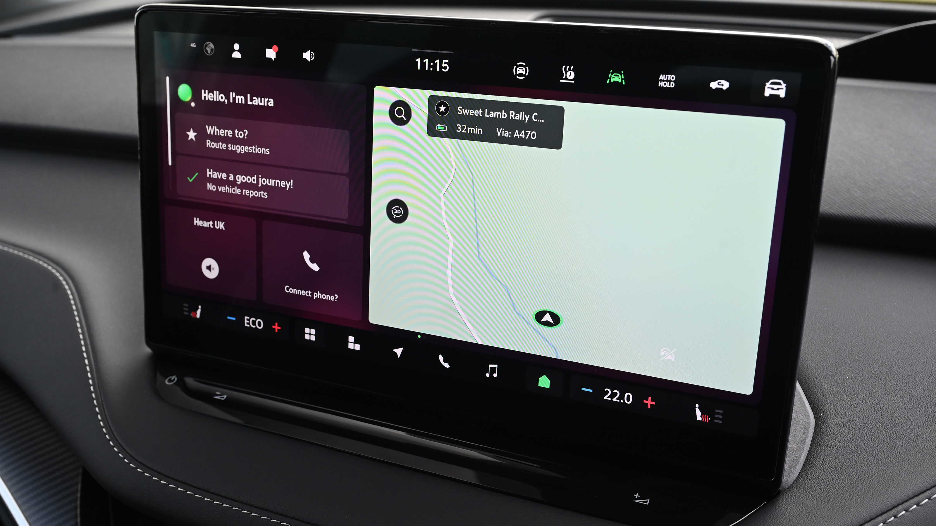 Skoda Enyaq vRS - infotainment screen