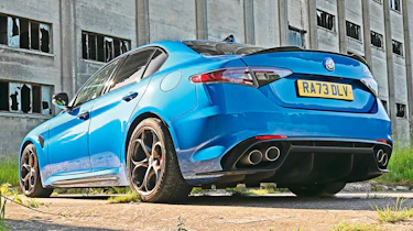 Alfa Romeo Giulia Quadrifoglio long-term - rear 3/4