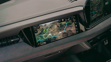 Audi A6 e-tron - passenger touchscreen