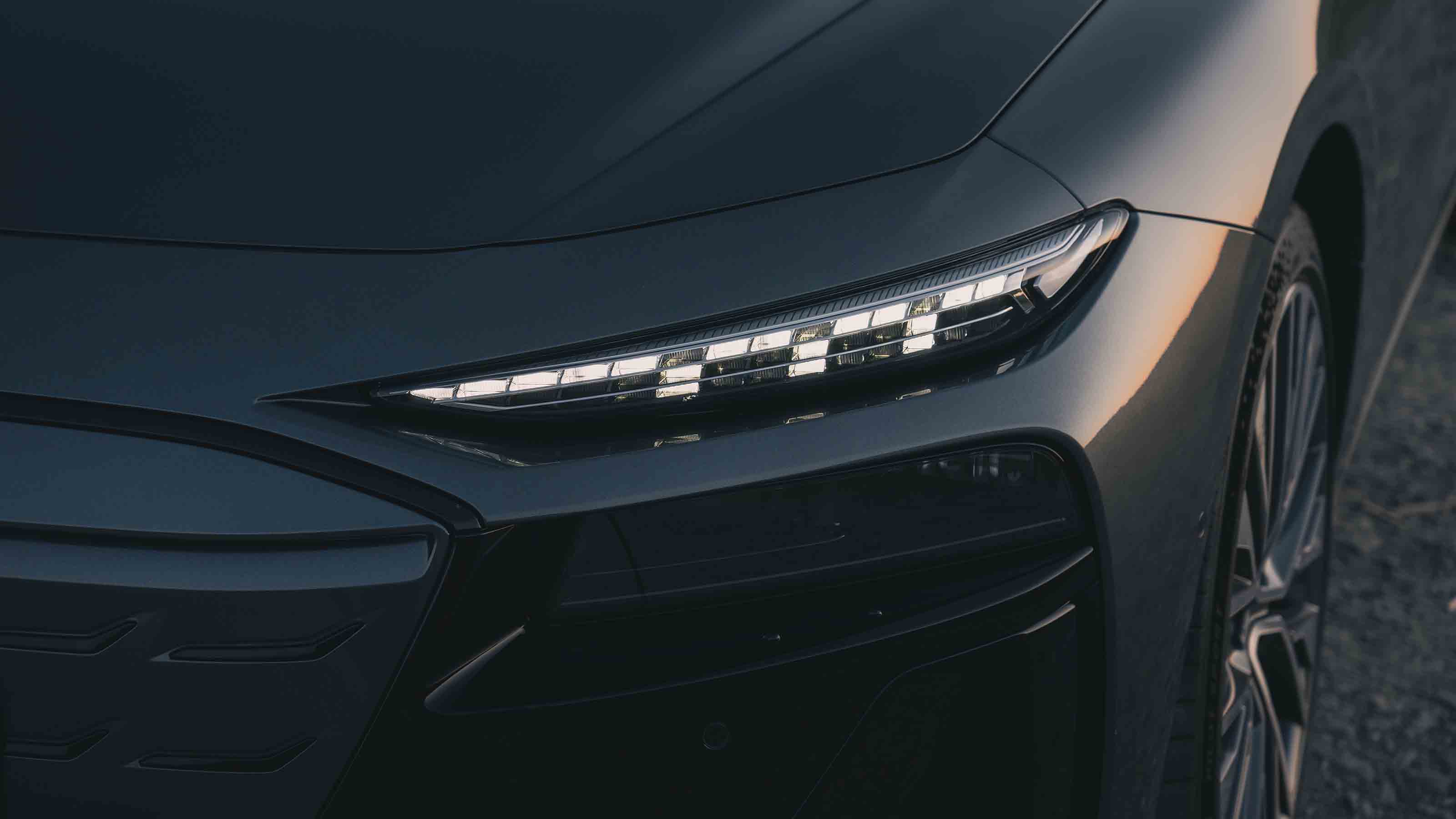 Audi A6 e-tron - head light, detail