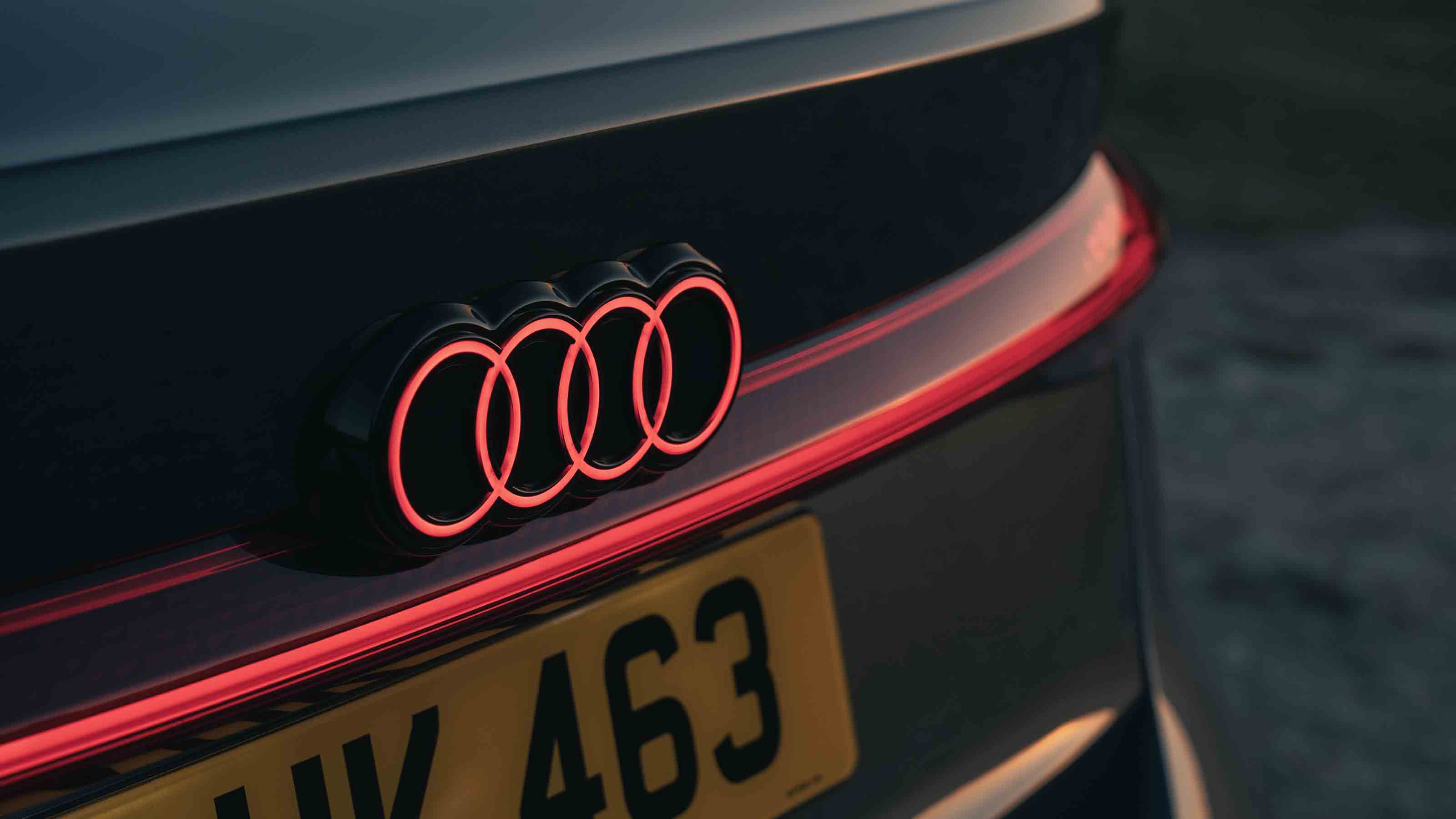 Audi A6 e-tron - illuminated rear light