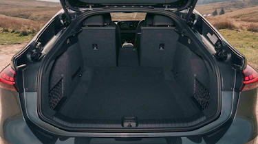 Audi A6 e-tron - boot, seats partially folded