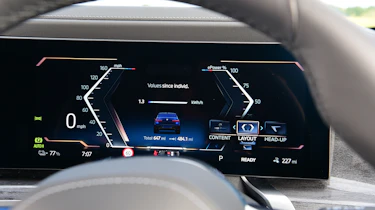 BMW i7 - dashboard screen
