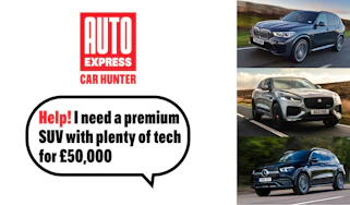 Car Hunter premium SUVs £50k