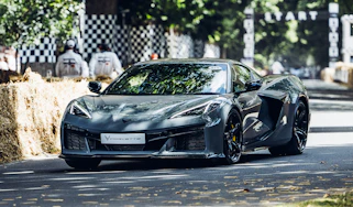 Chevrolet Corvette E-Ray at the 2025 Goodwood Festival of Speed - front cornering