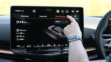 Cupra Tavascan V1 long-term - infotainment screen