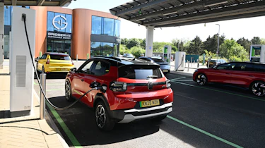 Electric car charging mega test - e C3 charging rear