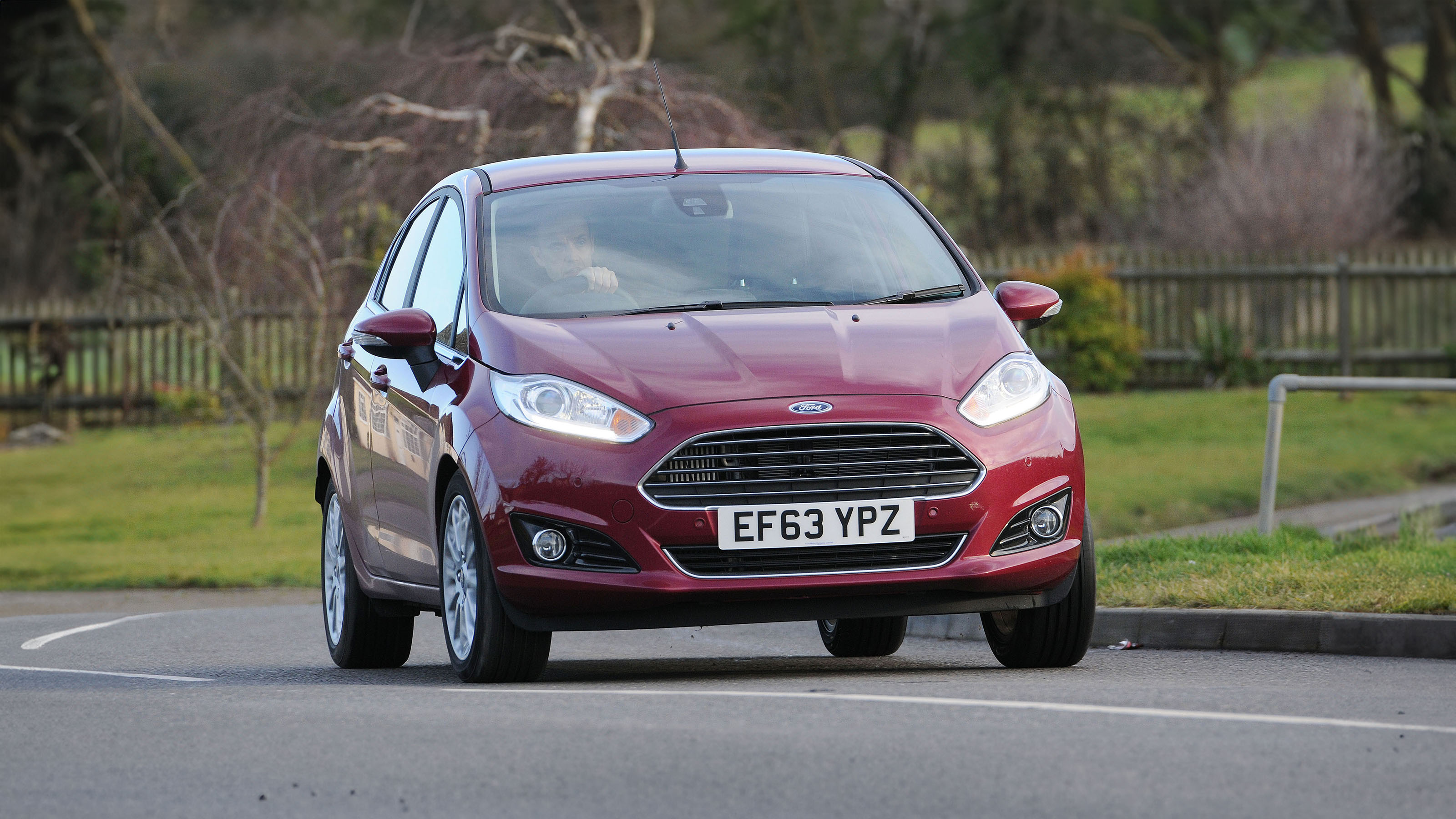 Small automatic cars for £11k - Ford Fiesta, front cornering 