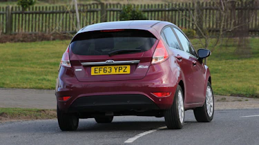 Small automatic cars for £11k - Ford Fiesta, rear cornering